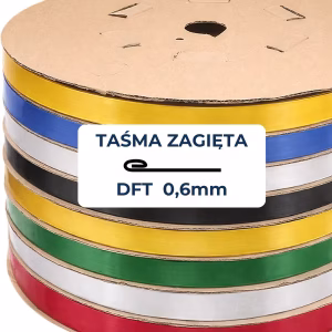 kolorowe zagięte taśmy aluminiowe DFT 0.6 mm